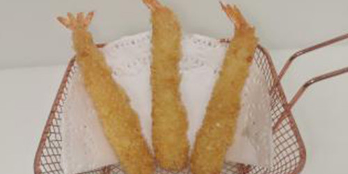 TEMPURA DE LANGOSTINOS.