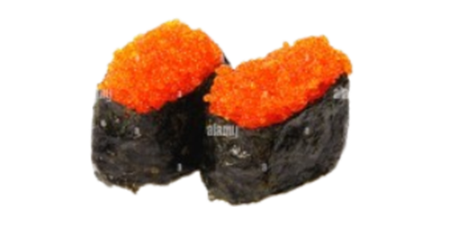 GUNKAN DE TOBIKO CON SALSA KIMCHI.